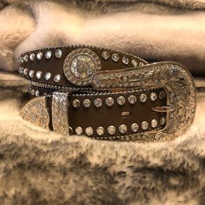 Blazin Roxx Rhinestone Western Belt